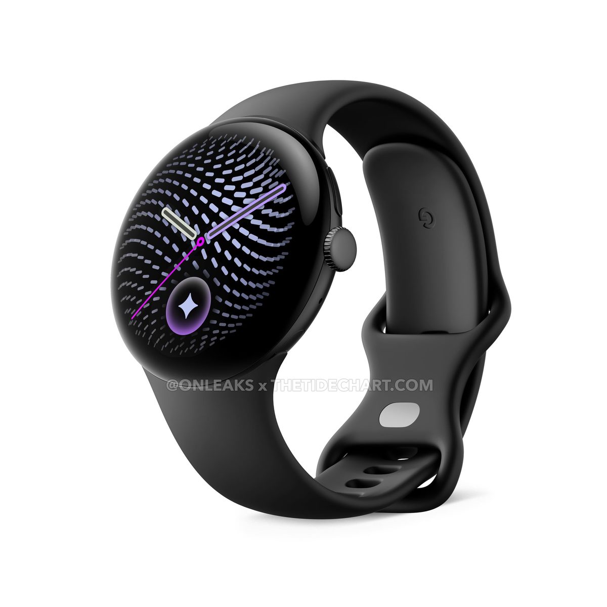 Pixel Watch 5 in Dark Anthracite, leaked render
